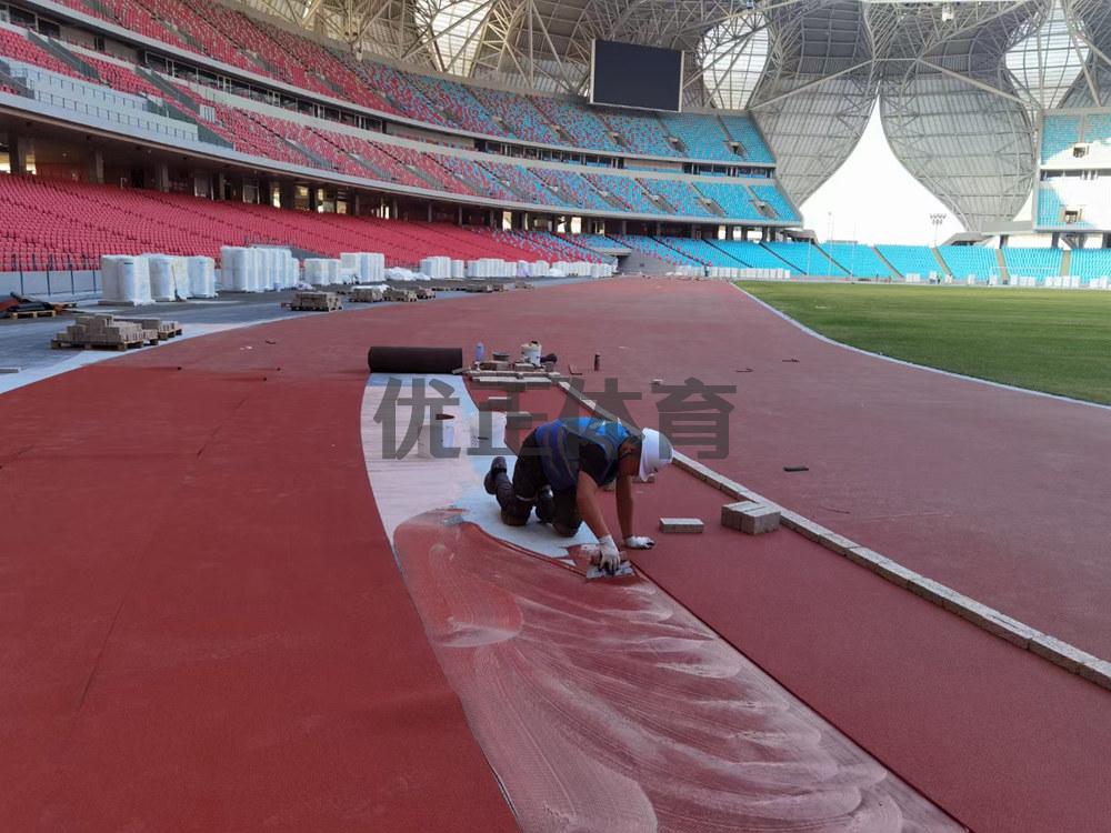 宁德预制型橡胶跑道每平方米的价格